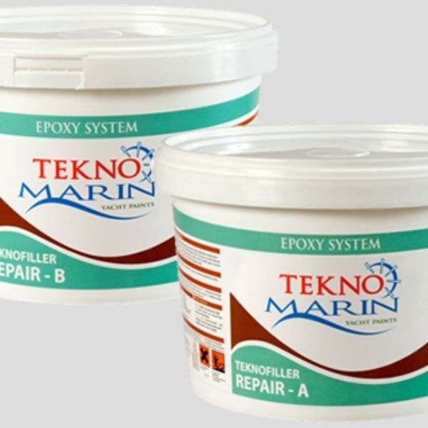 Teknomarin Teknofiller Repair Çift Bileşenli Epoksi Yoklama Macunu 1 KG