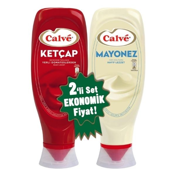Calve Ketçap+Light Mayonez 1140 G