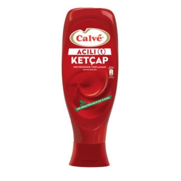 Calve Acılı Ketçap 600 G