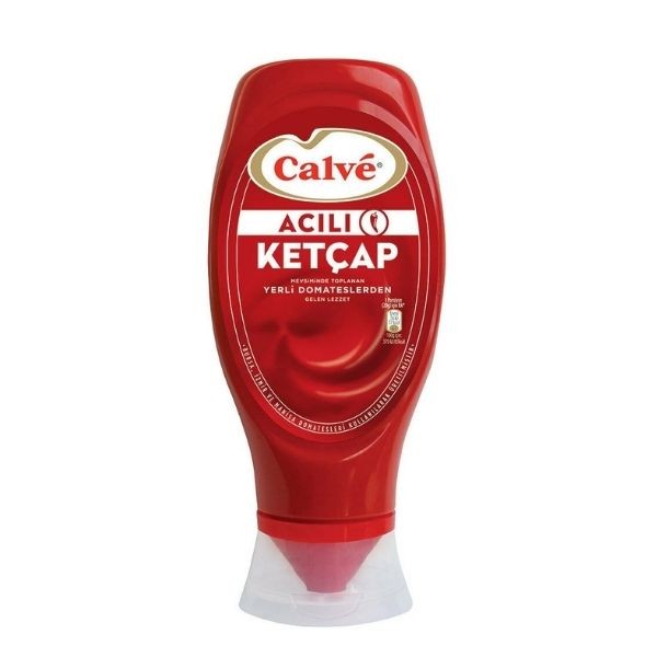 Calve Acılı Ketçap 400 G