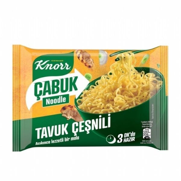 Knorr Noodle Tavuk Çeşnili 66 G