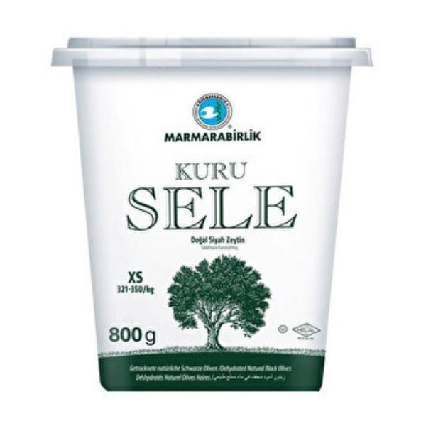 Marmarabirlik Siyah Zeytin Xs Kuru Sele 800gr