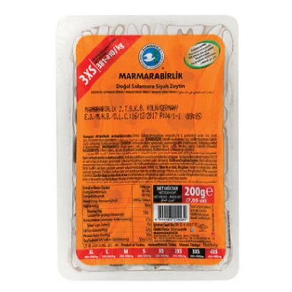 Marmarabirlik Siyah Zeytin Vakumlu Lüks 381-410 200gr