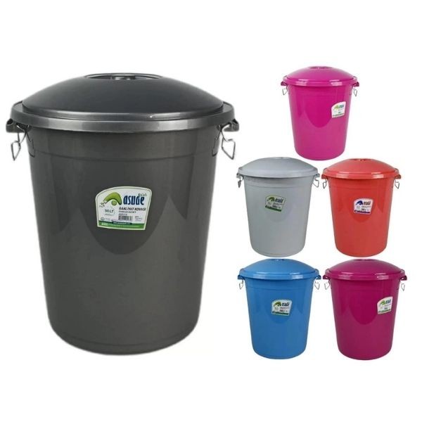 Asude ASD175 Bakliyat Kovası 50 LT Krem