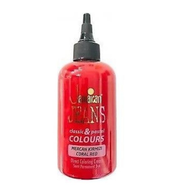 Jamaican Jean's Mercan Kırmızı Renkli Saç Boyası 250 Ml