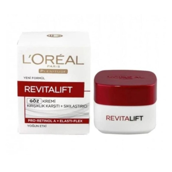 L'Oreal Paris Göz Kremi Revitalift Kırışıklık Karşıtı - Sıkılaştırıcı Yoğun Etkili 15 Ml