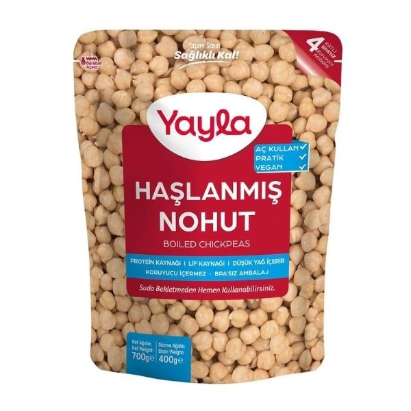 Yayla Haşlanmış Nohut 700 G
