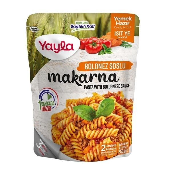 Yayla Bolonez Soslu Makarna 250 G