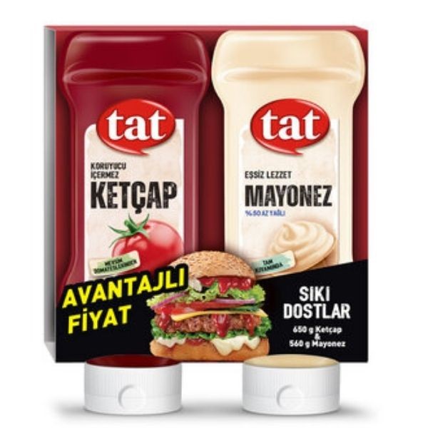 Tat Ketçap 650 Gr+Mayonez 550 Gr