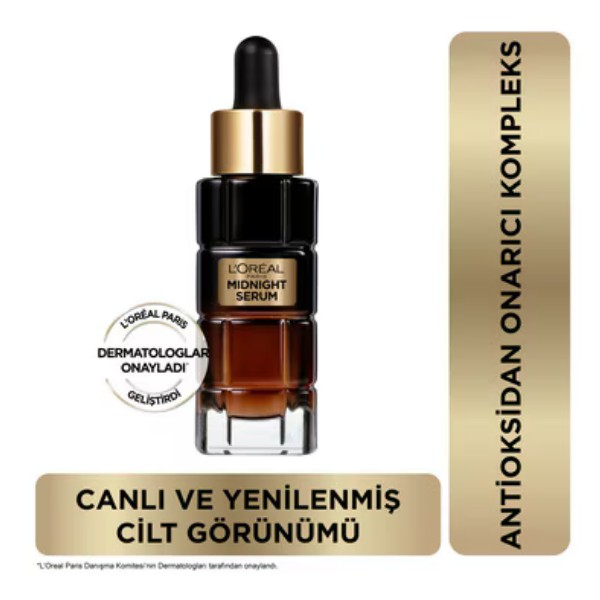 L'oreal Paris Midnight Serum Cilt Yenileme & Cilt Görünümü Canlandırma Etkili 30 Ml