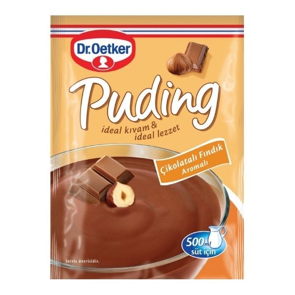 Dr.Oetker Çikolatalı Fındıklı Puding 102 G