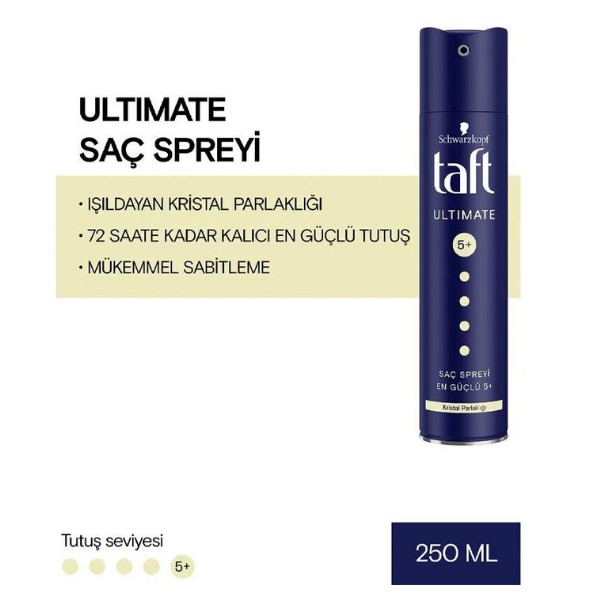 TAFT SAÇ SPREYİ ULTIMATE 250 ML