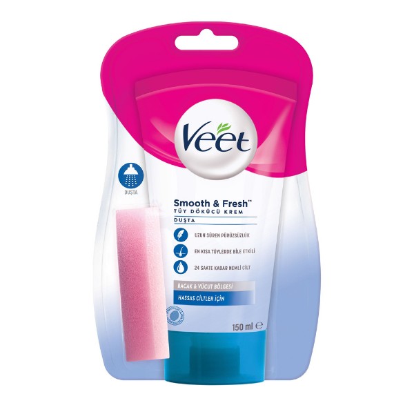 Hassas Ciltler için Duşta Tüy Dökücü Krem 150ml | Veet
