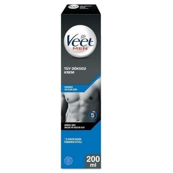 Veet Men Erkeklere Özel Tüy Dökücü Krem Hassas Ciltler 200 ml