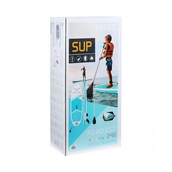 68241 Intex Aqua Quest Şişme Ayakta Sörf Tahtası 244X76X13 Cm