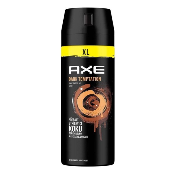 Axe Erkek Sprey Deodorant Dark Temptation Xl 48 Saat Etkileyici Koku 200 Ml