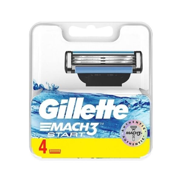 Gillette Mach3 Start Yedek Tıraş Bıçağı 4'lü