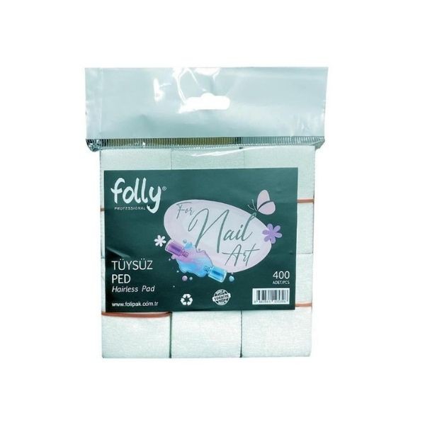 Folly Protez Tırnak Tüysüz Ped 400 Adet