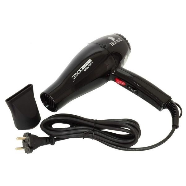 Hector Profesyonel 3500 Turbo Fön Makinesi 2400 Watt Siyah