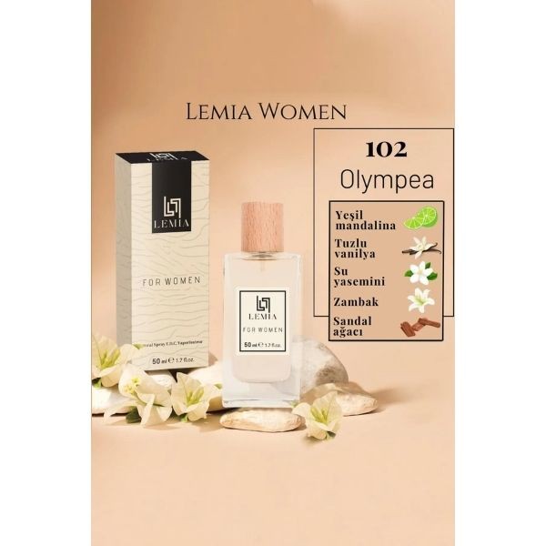 Lemia 102 Olympos Kadın Parfüm Edc 50 Ml