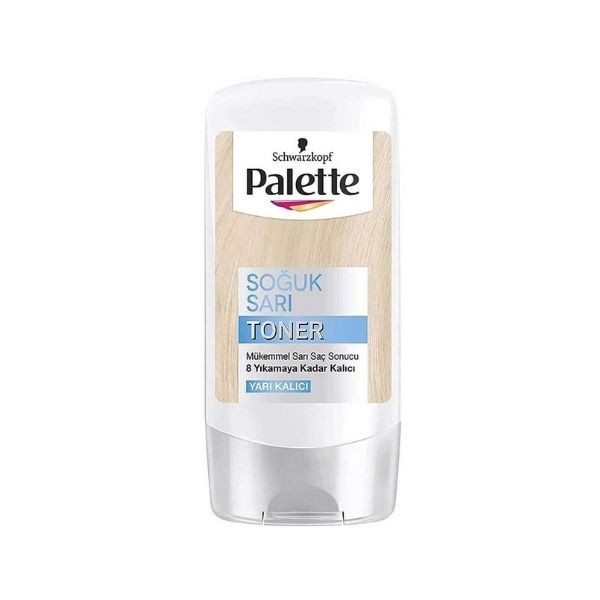 Palette Toner Yarı Kalıcı Saç Boyası Soğuk Sarı
