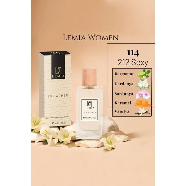 Lemia 114 212 Sexy Kadın Parfüm Edc 50 Ml