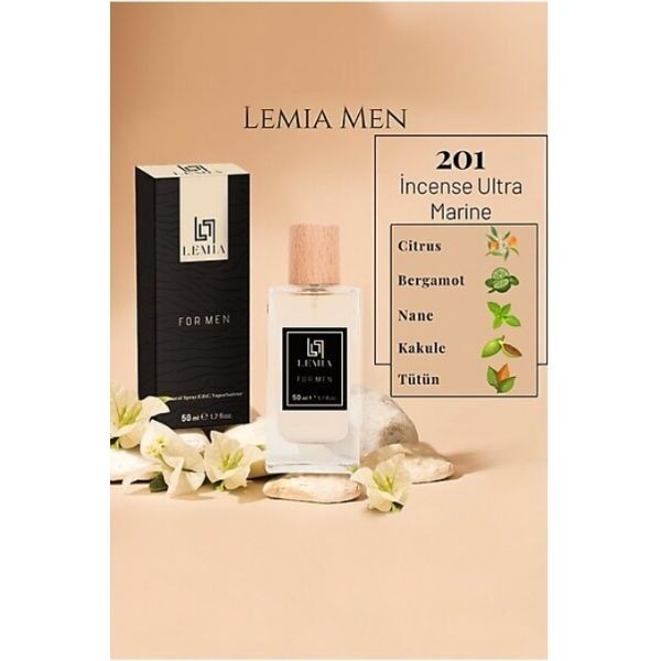Lemia 201 Ultra Marine Erkek Parfüm Edc 50 Ml
