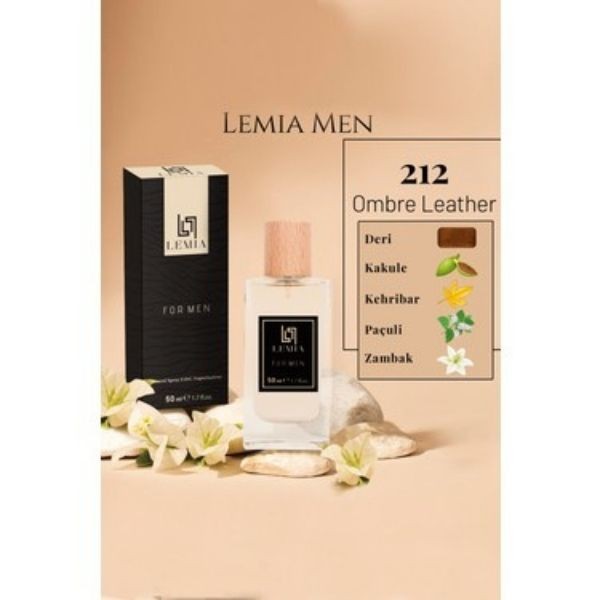 Lemia 212 Ombre Leather Erkek Parfüm 50 Ml