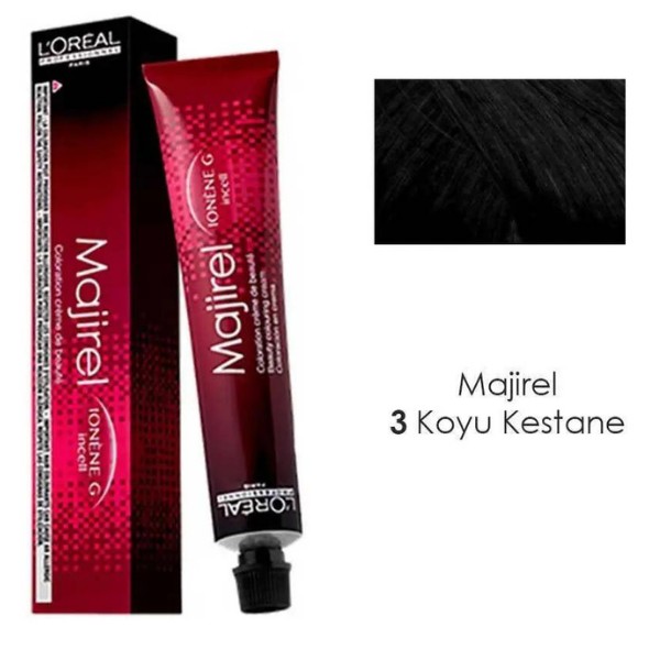 Loreal Majirel Saç Boyası 3 Koyu Kestane