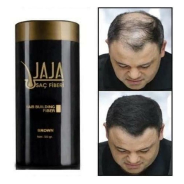 Jaja Fibers Saç Dolgunlaştırıcı ve Kapatıcı Kahverengi Topik 50 gr