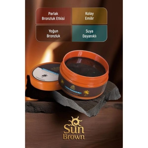 Sun Brown Tinted Jelly Spf’siz Yoğun Bronzluk Güneş Jeli 200 Ml