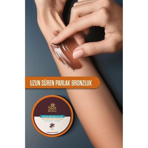 Sun Brown Tinted Jelly Spf’siz Yoğun Bronzluk Güneş Jeli 200 Ml