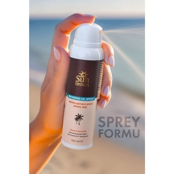 Sun Brown Bronzlaştırıcı Sprey Güneş Yağı 150 Ml