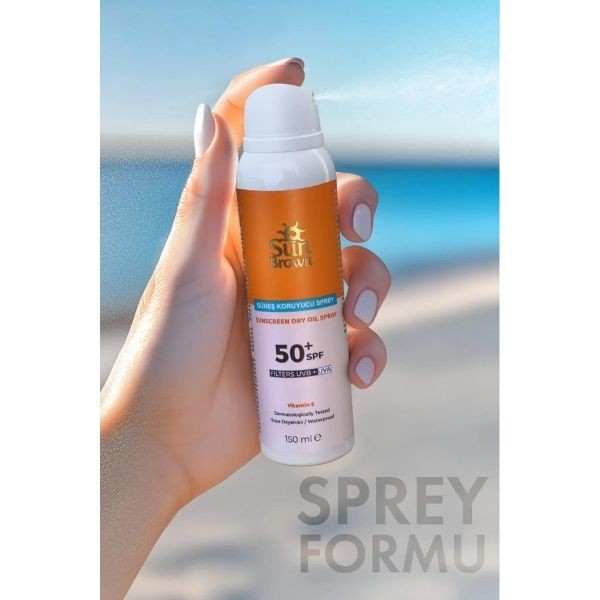 Sun Brown Güneş Koruyucu Spf50+ Sprey 150 Ml