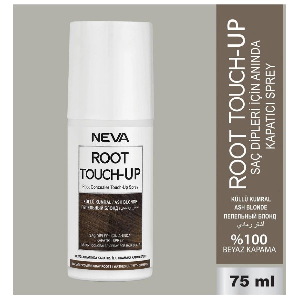 Neva Root Touch-Up Saç Dipleri İçin Anında Kapatıcı Sprey- Küllü Kumral 75ml