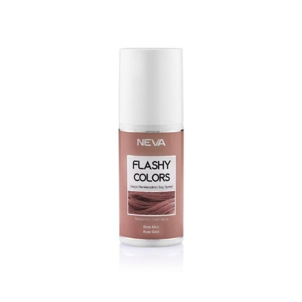 Flashy Colors Geçici Renk Saç Spreyi Roze Altın 75 Ml