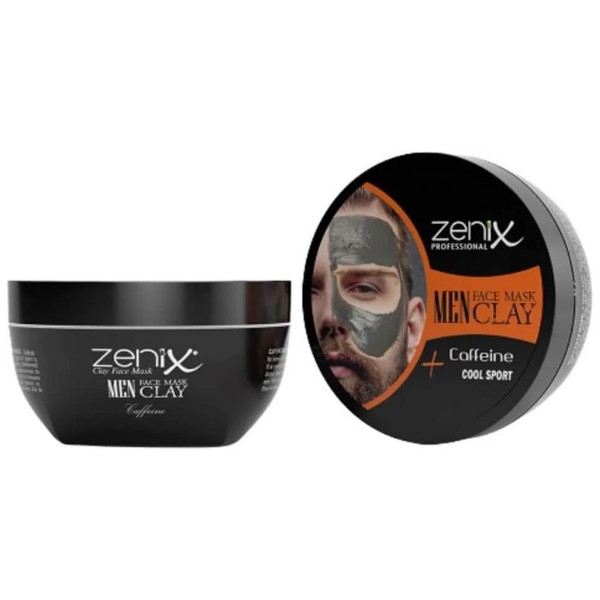 Zenix Men Clay Face Mask Caffeine Kafeinli Kil Maskesi 350 gr