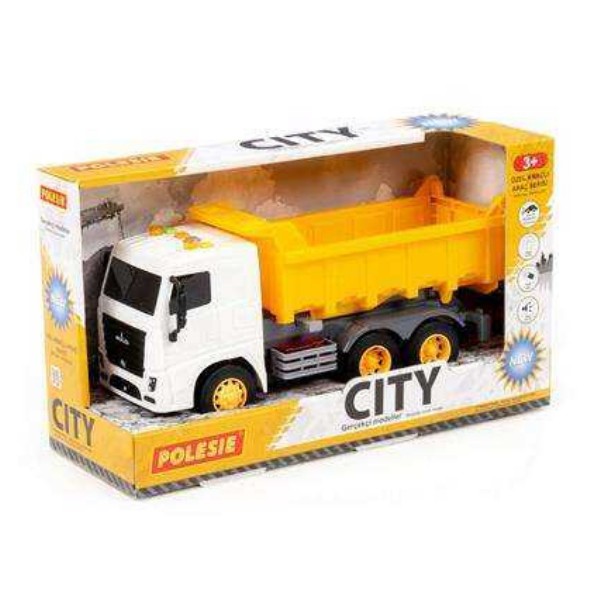 Polesi Damperli Kamyon Sürtmeli City-2- Işıklı Sesli