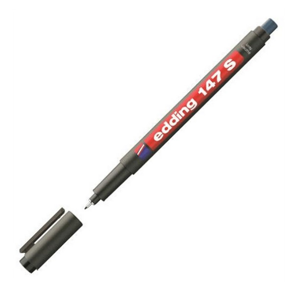 Edding Asetat Kalemi Silgili E147S Siyah