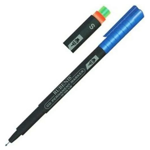 Rubenis- Silgili Asetat Kalemi-Mavi