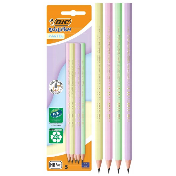 Bic Evolution Kurşun Kalem Pastel Renkler – (1 Adet)