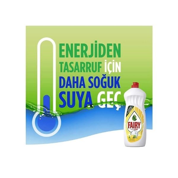 Fairy Temiz & Ferah Sıvı Bulaşık Deterjanı Limon Kokulu 2600 Ml