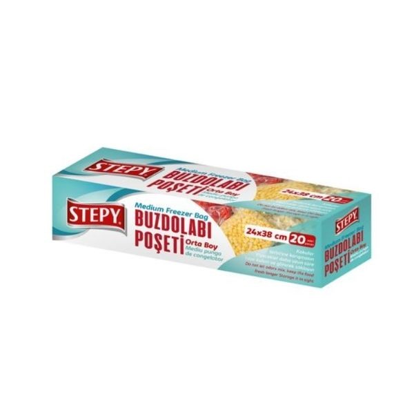 Stepy Buzdolabı Poşeti Orta Boy 20'li