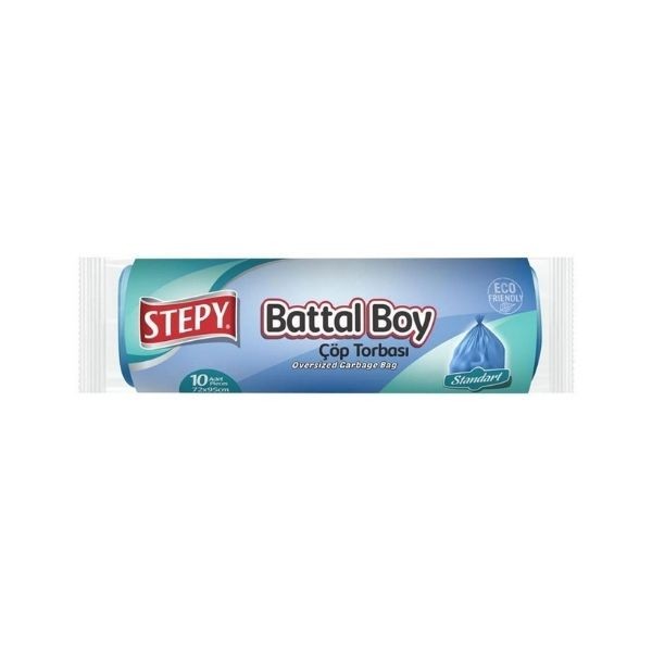 Stepy Çöp Torbası Battal Boy 72x95 Cm 10'lu