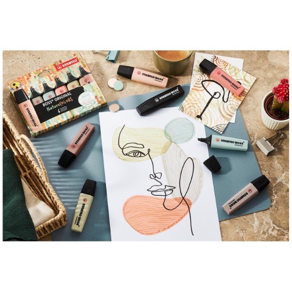 Stabilo Boss Nature Colors Fosforlu Kalem / Çamur Yeşili