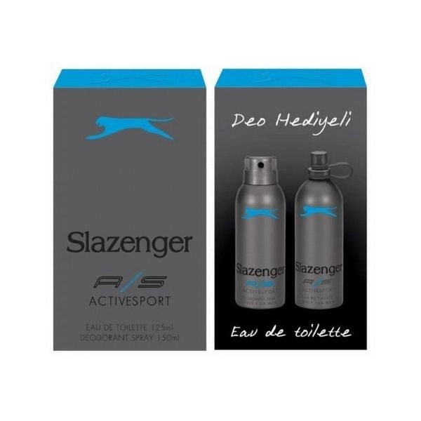 Slazenger Active Sport Mavi Set 125 Ml Edt + Deodorant 150 Ml