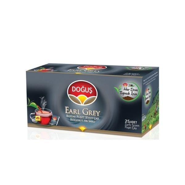 Doğuş Earl Grey Süzen Poşet Çay 25'li 50 Gr