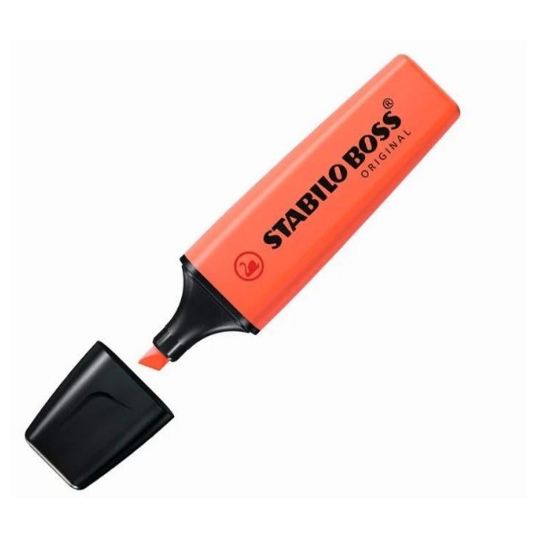 Stabilo Boss Original Fosforlu Kalem Pastel Pastel Kırmızı