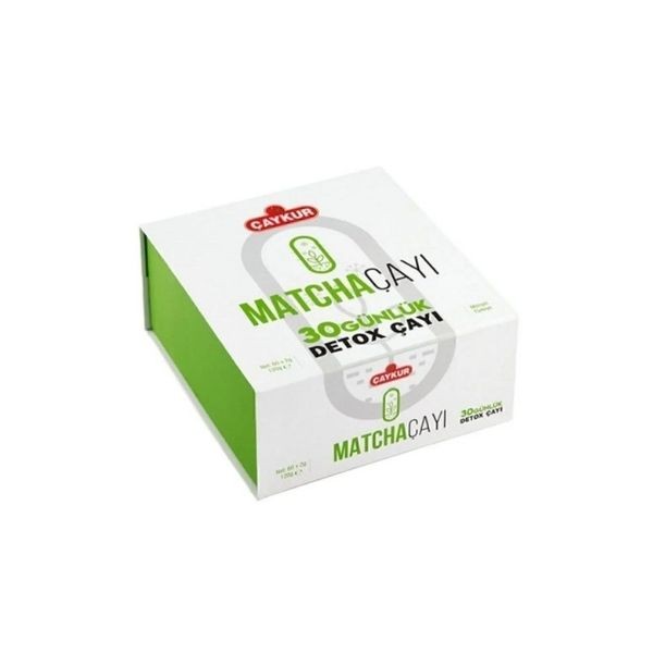 Çaykur Matcha Çayı 30 Günlük Detox Çayı 60x2 120 Gr