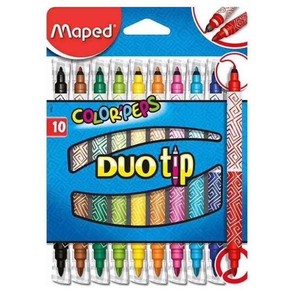 Maped Color Peps Duo Tıp Keçeli Kalem 10’lu